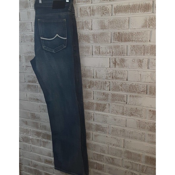 I Jeans by Buffalo sz38/32 Straight Distressed Medium Wash - Picture 2 of 9